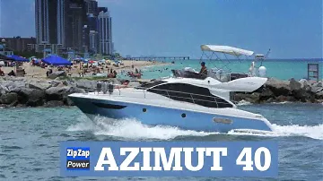 Azimut 40 Flybridge at Haulover | No Snow Here