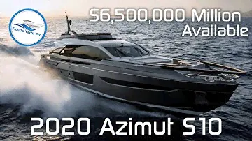 94' Azimut S10 2020 on the market for $6,500,000 Million in Fort Lauderdale