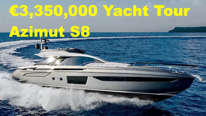 Тур на яхте стоимостью 3 350 000 евро: Azimut S8
